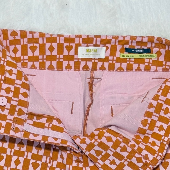 Maeve by Anthropologie Naomi Ponte Wide-Leg Flare Pants 4 - Picture 8 of 9